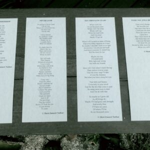 Poem Bookmarks by Mark Nathan